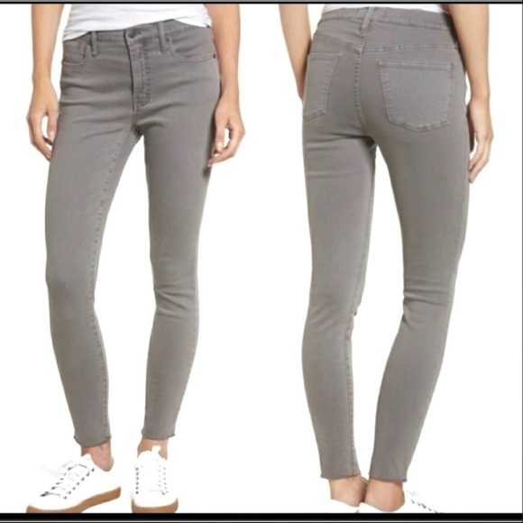 MADEWELL 9"  Skinny Jean Raw Hem - Picture 6 of 10